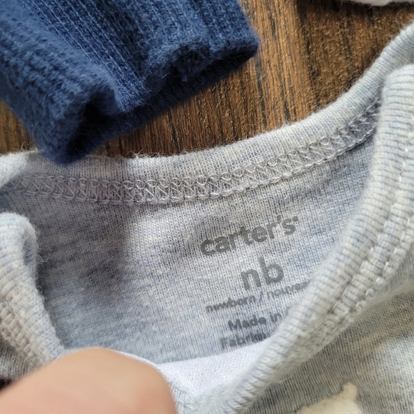 Bundle/Lot of 14 Tops, Bottoms, and Pj's Size Boys Newborn - Picture 7 of 9